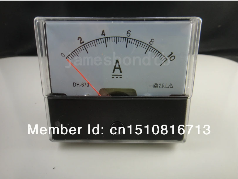 

Analog Amp Panel Meter Current Ammeter DC100MA/2A/5A/10A/15A/20A/30A/50A/75A/100A/200A/500A/10V/15V/20V/30V/50V/75V/100V/200V