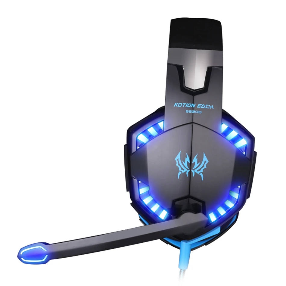 KOTION каждый G2200 Игровые наушники С микрофоном Шум отмена USB 7 1 Surround Sound вибрации