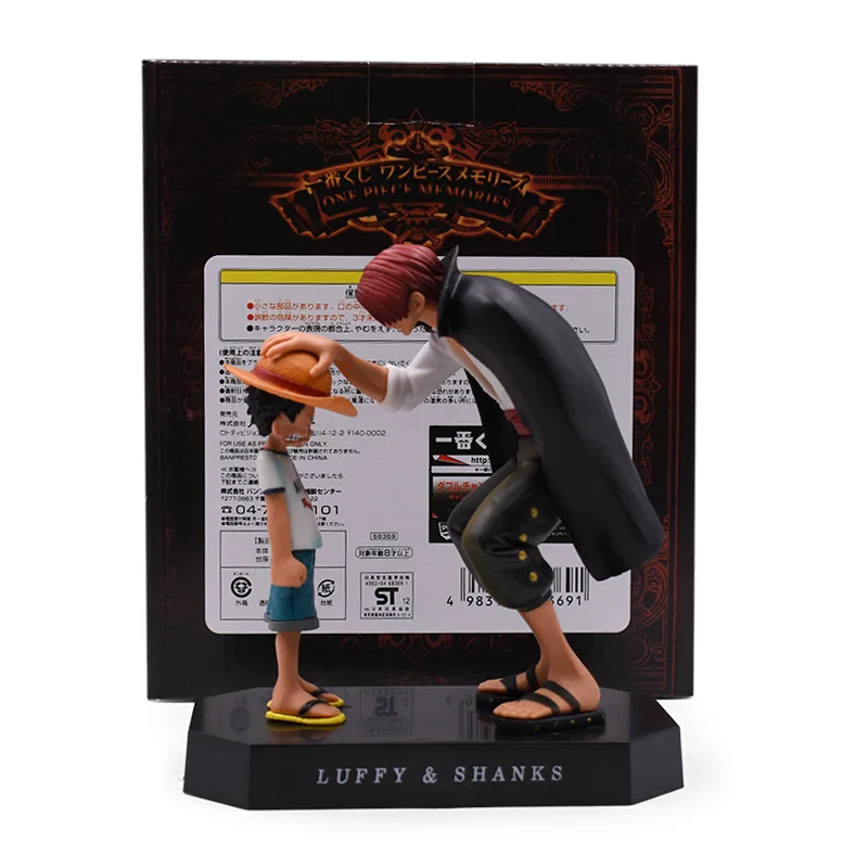 12 видов стилей Аниме one piece Going Merry Luffy Sabo Ace Jinbe Shanks Chopper Mihawk ПВХ фигурка куклы Коллекционная модель игрушки - Цвет: Shanks with box