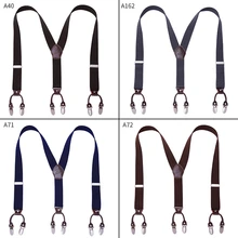 Регулируемый кожаный эластичный смокинг y-образный задний брюки на подтяжках галстук-бабочка набор для мужчин и женщин брюки джинсы