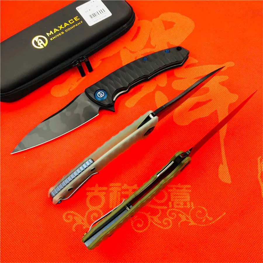 MAXACE Raven- K складной нож G10 Ручка Bailu K110 стальной складной нож s Открытый Кемпинг рыболовные инструменты