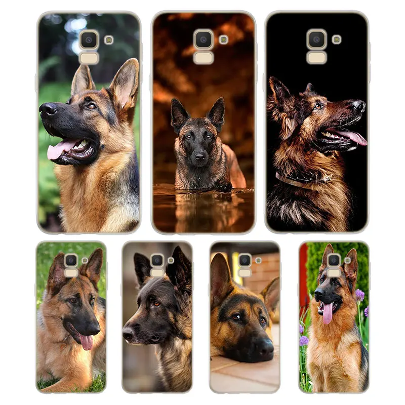 

Silicone Phone Case Shepherds Dog German for Samsung Galaxy j8 j7 j6 j5 j4 j3 Plus Prime 2018 2017 2016 Case Matte Cover