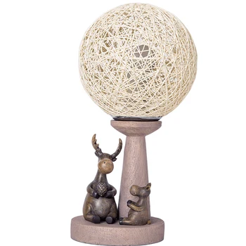 

Modern simple rattan reading lamp living room bedroom table lamp bedside lamp wedding gift AP8081801