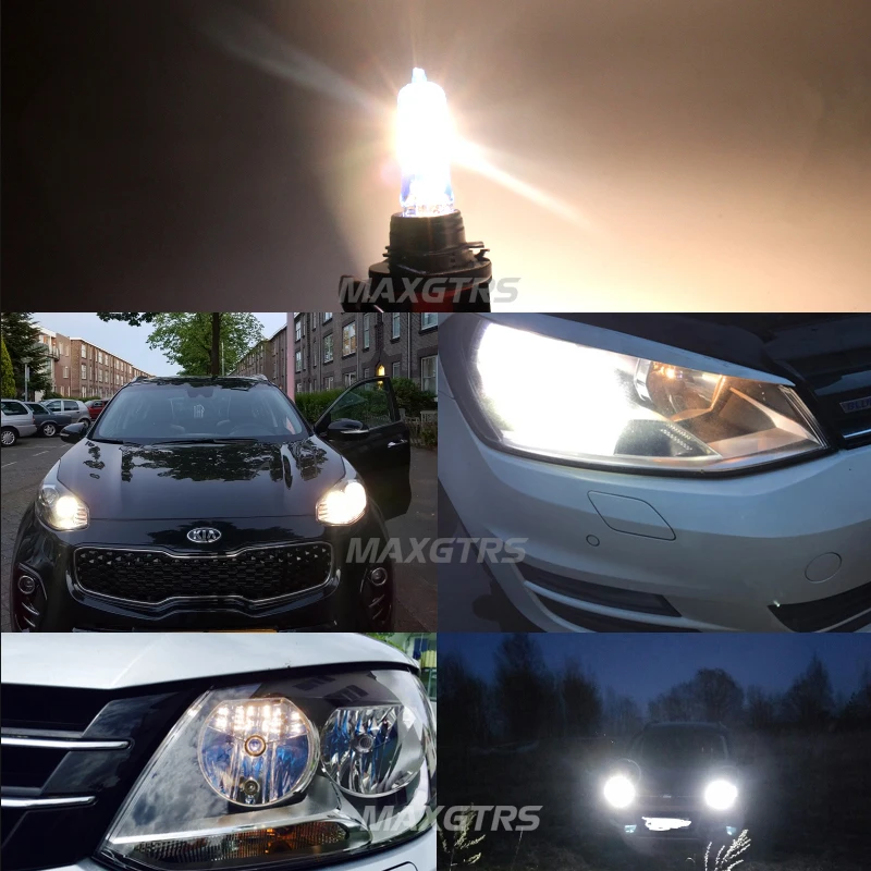 2 шт. галогенная лампа H15 12 В 15/55 Вт 5000 К|car light|super whitelamp 12v |