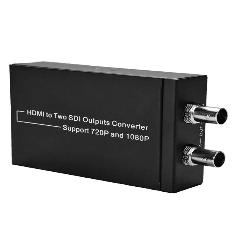

ALLOYSEED SDI to HDMI Audio Video Converter Adapter SD to HDMI Adapter Two SDI 3GG-SDI/HD-SDI Output for Monitor HDTV Adapter
