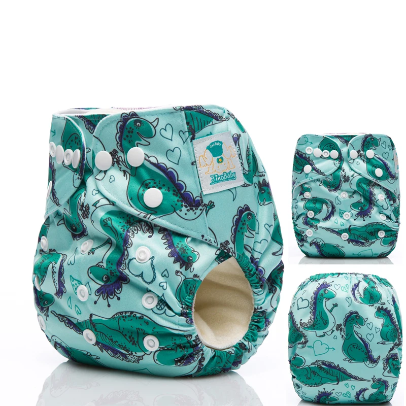 New Arrival! JinoBaby Pocket Diaper One Size Cloth Diapers Baby Newborn Cloth Diaper Fits for NB
