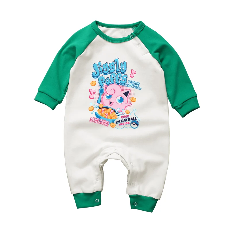 Одежда для малышей комбинезоны для новорожденных девочек с длинными рукавами, комбинезоны с героями мультфильмов для малышей, осенняя хлопковая одежда для малышей
