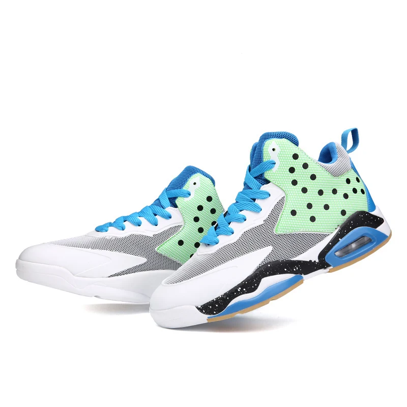 Nueva Zapatillas de baloncesto hombres sneakers Zapatillas de atletismo Baloncesto entrenamiento Botas alto Top deportivos Zapatos zapatos de baloncesto Zapatos