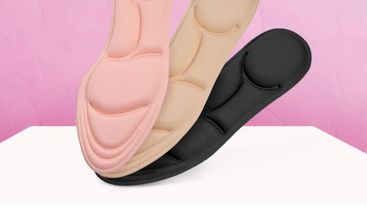 NEW Design 5D Memory Foam Orthopedic Insoles Lady High heels Insole Women Shoe Pad Sole Sneaker Inserts Girls Foot Care Palmilha (14)