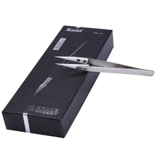 KAISI Precision Ceramic Tweezers Pinzas Penseta Fingerprint Jump Line Clip 0.01mm Fly Line Tweezer Electronic Repair Tools