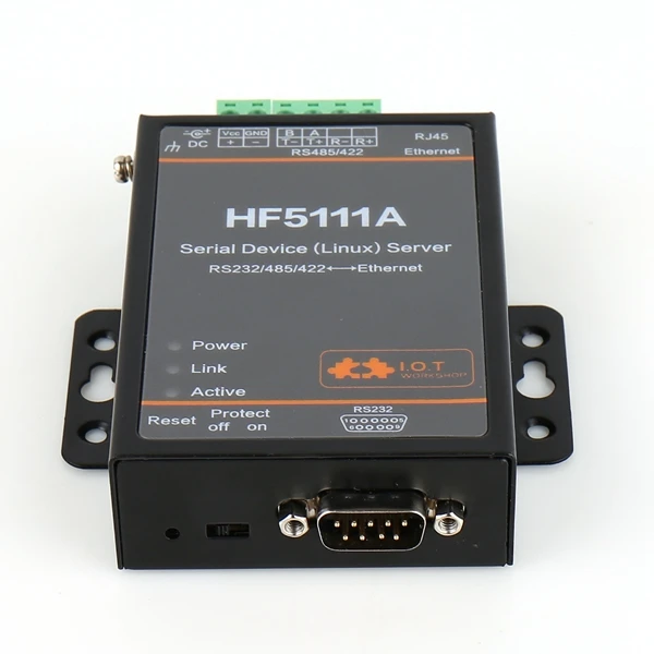 

HF5111A Free Shipping RJ45 RS232/485/422 To Ethernet Linux Serial Port Server Converter Device Industrial