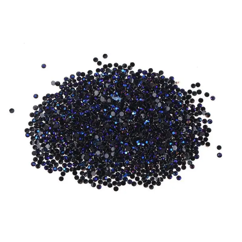 

2000pcs/bag 3D DIY Acrylic Manicure Drill Nail Art Colorful Black Blue Water Nails Drill Decor Nail Beauty Makeup Accessories