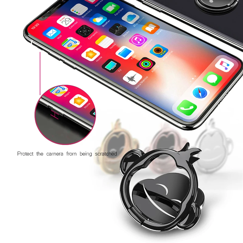 Metal Finger Ring Holder For iPhone 8 X Samsung Xiaomi Phone Ring Mobile Phone Holder Stand For Magnetic Car Phone Holder Stand Metal Finger Ring Holder For iPhone 8 X Samsung Xiaomi Phone Ring Mobile Phone Holder Stand For Magnetic Car Phone Holder Stand