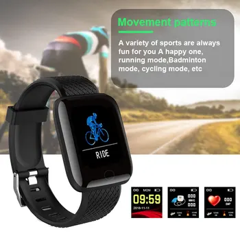

Curved Screen Smart Watch Message Hints Fitness Monitoring Waterproof Multifunction Pedometer Heart Rate Monitor Oxygen Sport