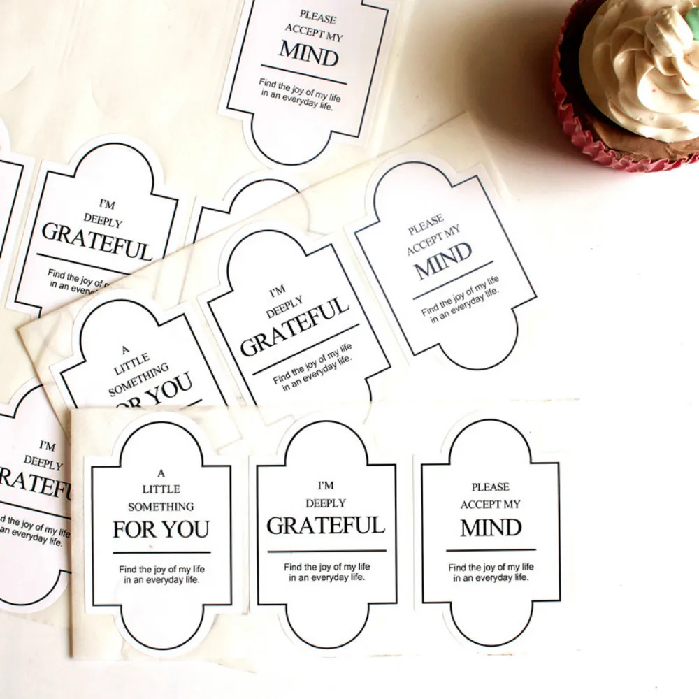 

Happy Day Adhesive Seal Sticker Gift Packaging Sealing Bakery Packing Decoration Sticker Party Supplies 4.8*7.5cm 360pcs/lot