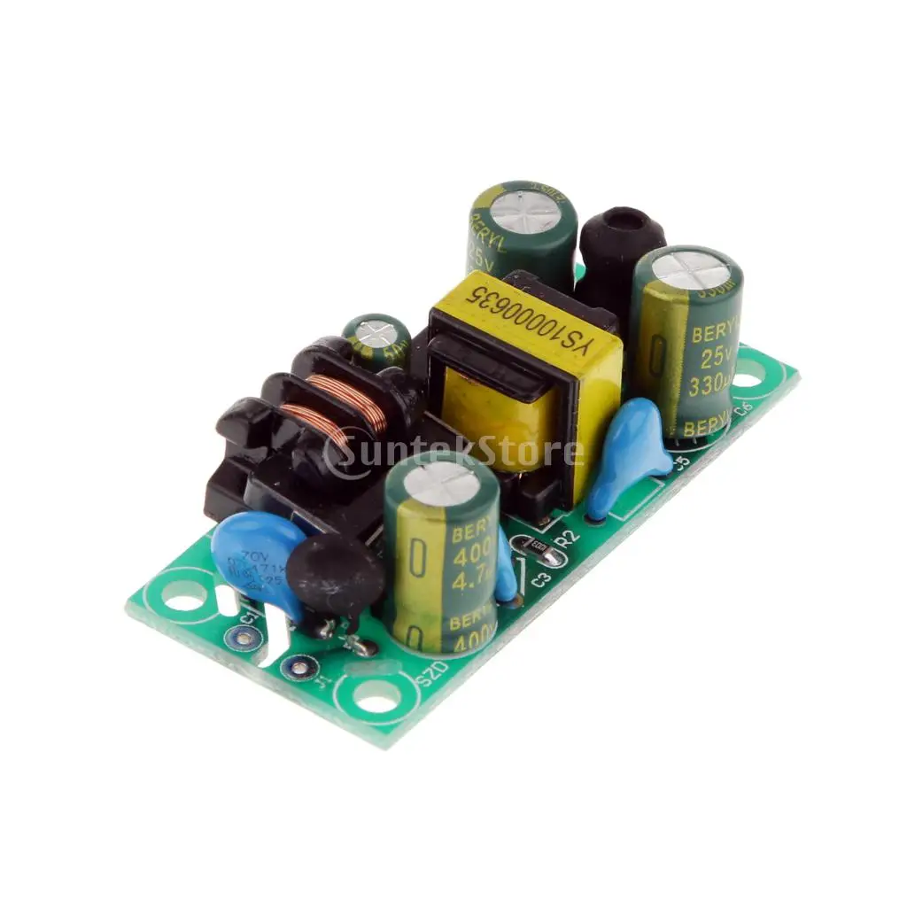 AC-DC 12V 500mA Converter Isolation LED Bare Plate Power Supply Module Board Pack of 1