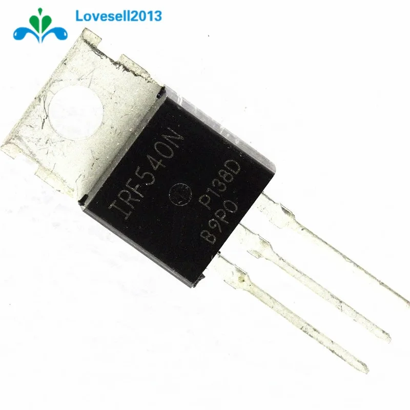 10 шт. IRF540N IRF540 TO-220 N-Channel 33A 100V Power Mosfet | Электроника