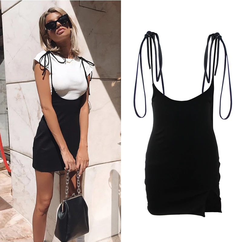 

Black Mini Skirt Women Strap Summer Skirts Womens Pencil Black Skirt Straps Lace Up Skirt High Waist Skirts 2019 Elegant