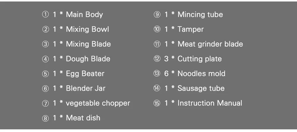 Excellent ITOP 12 Functions Food Processor Mixer Blender Sausage Stuffer Fruit Juicer Meat Dough Egg Mixers Meat Grinder Chef Machine 16 Excellent ITOP 12 Functions Food Processor Mixer Blender Sausage Stuffer Fruit Juicer Meat Dough Egg Mixers Meat Grinder Chef Machine 16