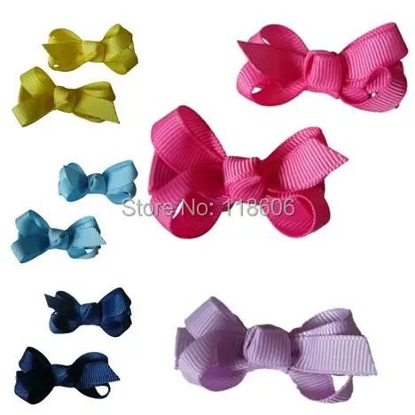 Cheap 400pcs Itty Bitty Hair Bows Set Of 5 Types Of Clippies Gift