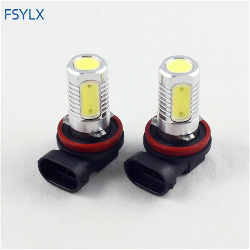 

7.5W H11 LED fog light bulb H11 LED parking lights LED side signal lights Car H11 COB LED Fog headlight Lamp Xenon White