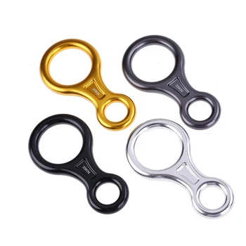 

1 Pcs Aluminum Alloy Number Eight Shaped Descent Control Device Protector Rescue Gear Equipment Outdoor Rock Climbing