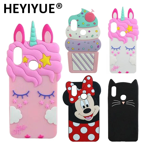 cute beard cat unicorn minnie mouse ice cream design cartoon
