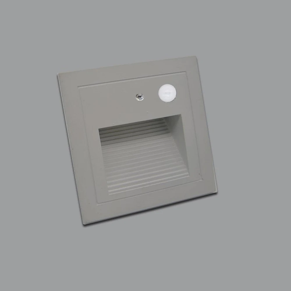 3pcs Outdoor Indoor Waterproof Led Stair Lights PIR motion Sensor 3w
