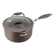 Ковш с крышкой Rondell RDA-553(Объем 1.1 л, 3-х слойное антипригарное покрытие, толщина дна и стенок 3 мм, Отверстие для выхода пара