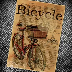 HD Винтаж Велосипедный Спорт велопробег фильм постер ретро настенные Книги по искусству живопись классический принт картины для дома