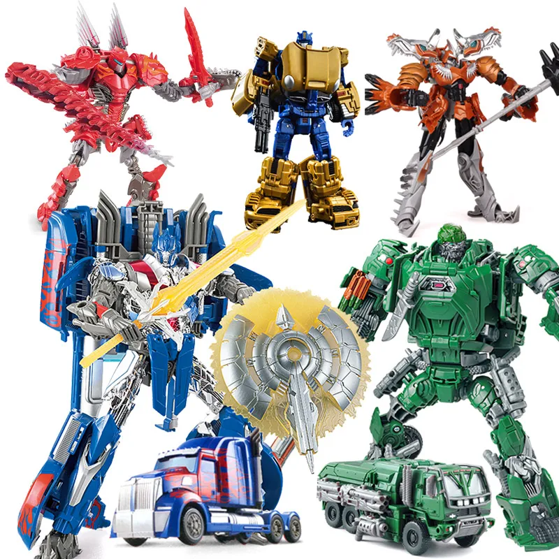 Transformation Robot Car Action toys Deformation Plastic Robot Figure Boy Vehicle Model Best Gift For Education Children