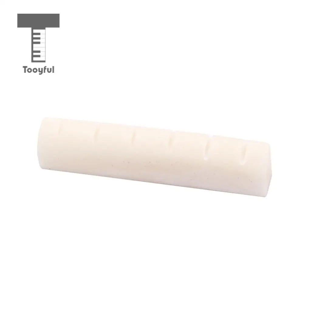 

Tooyful Bone Guitar String Bridge Top Nut for Acoustic Guitar Musical Instrument Parts