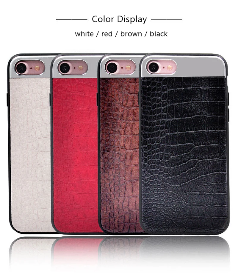 Kasatin Corrodie Pattern Leather Back Cover for iPhone 6 (7)