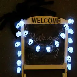 Горячие светодиодные Хэллоуин украшения 2 meterslamp Хэллоуин струнные лампы белого цвета