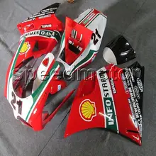 Parafusos + NOVO artigo 748 916 996 96-02 red 21 cobertura para motos carenagem ABS para Ducati 1996 1997 1998 1999 2000 2001 2002