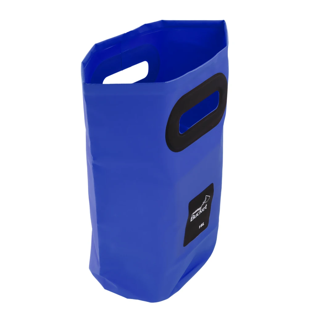 Foldable Camping Bucket Trash Can Living Room Garbage Bin Washing Laundry Picnic Lunch Bags For Women Kids 