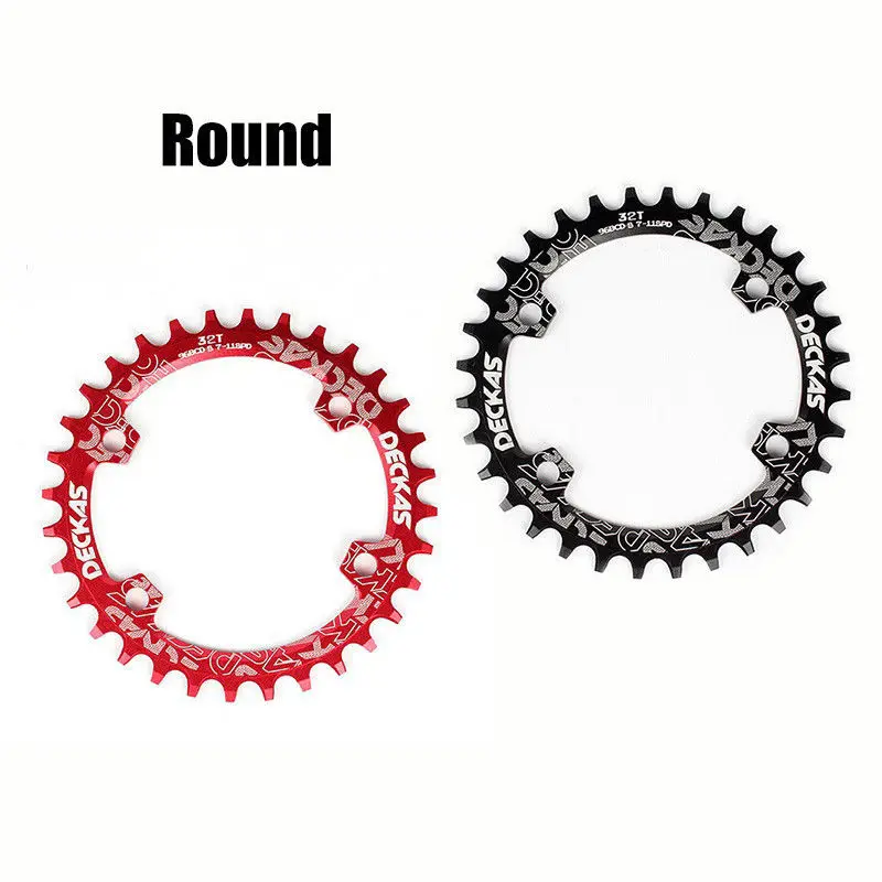DECKAS Chainring 96BCD-S Narrow Wide MTB Chain Ring MTB Road Bicycle RoundOval Chainwheel 32-38T Fit SHIMANO XTR,XT,SLX (5)