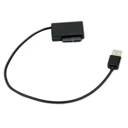 USB 2,0 на SATA Slimline ноутбук CD DVD ROM привод Кабель-адаптер