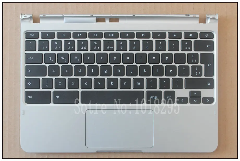 

New FOR Samsung NP XE303C12 CHROME BOOK Brazil BR Keyboard Palmrest Touchpad BA75-04171P