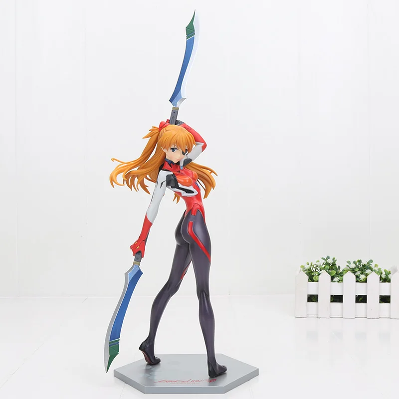 

27cm Anime NEON GENESIS EVANGELION EVA Shikinami Asuka Langley PVC Action Figure Toys Model Dolls