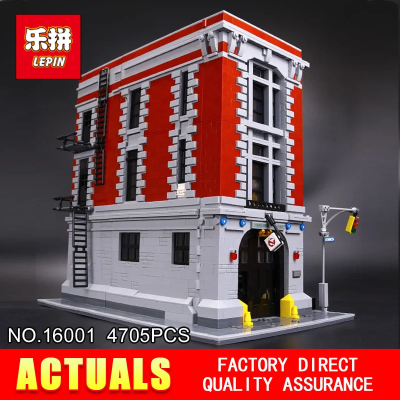 New LEPIN 16001 4705Pcs Ghostbusters Firehouse Headquarters brinquedos Model set Building Kits Model Compatible 75827 New LEPIN 16001 4705Pcs Ghostbusters Firehouse Headquarters brinquedos Model set Building Kits Model Compatible 75827