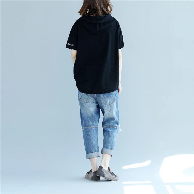 5XL 6XL Harajuku Негабаритных Черный Грязно Белый Мультфильм Милые Толстовки Для Женщин