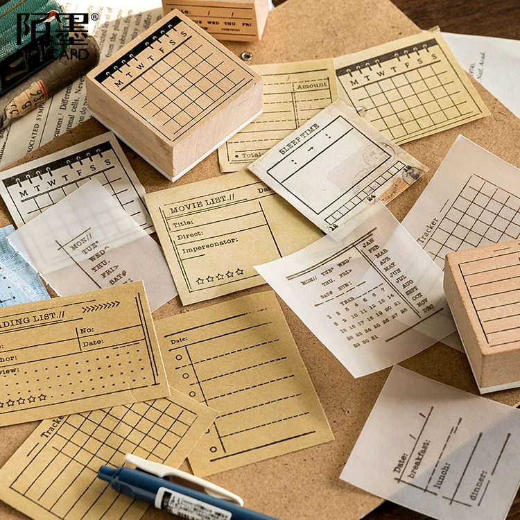 

Trave List Theme Wooden Rubber Stamps Diy Wood Stamps For Diary Scrapbooking Seal Photo Album Decor