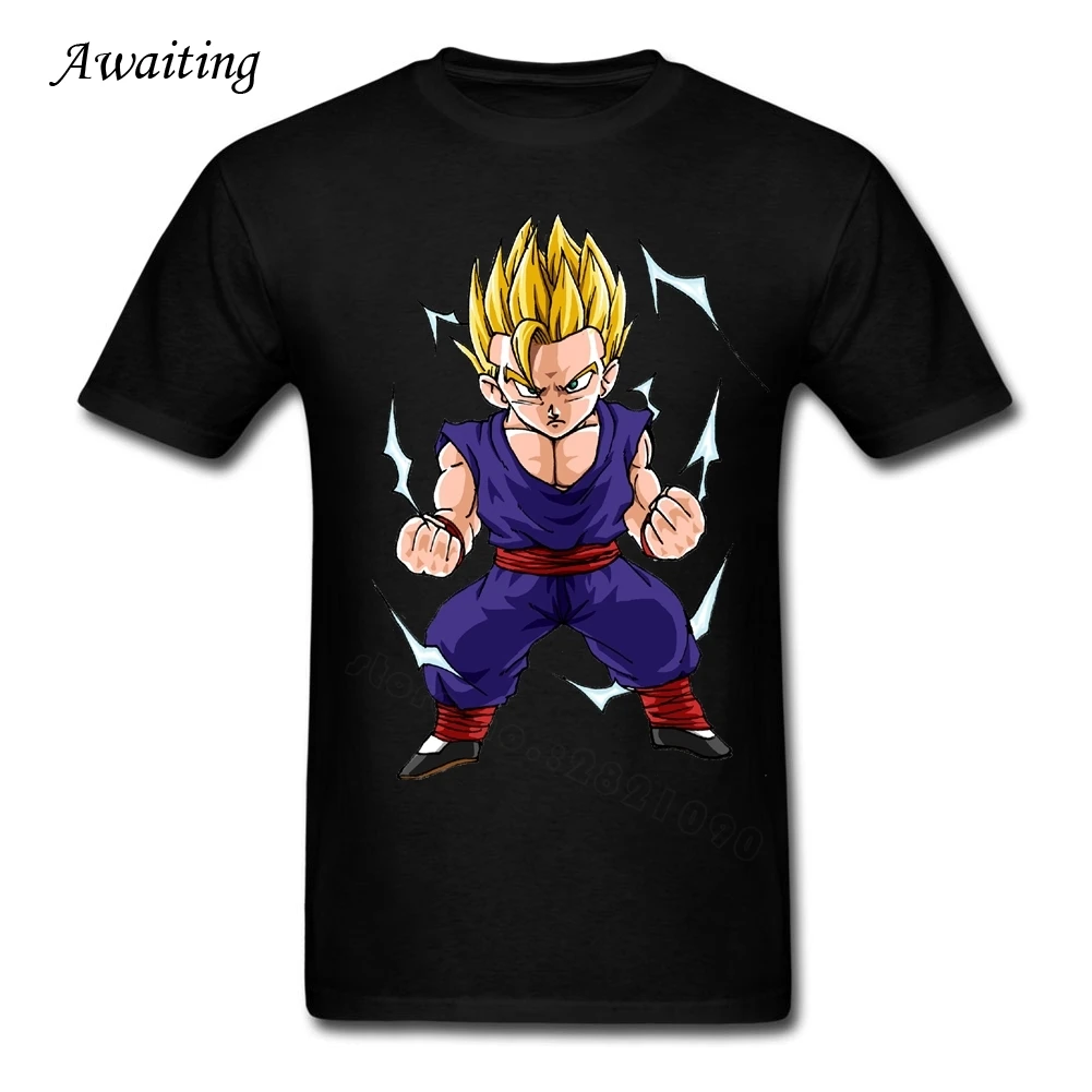 Dragon Ball Печатных мужская Футболка С Коротким Рукавом О-Образным Вырезом