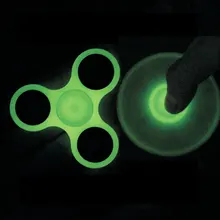 2017 New Luminous Tri font b Spinner b font Fidget Toy ABS EDC Hand font b