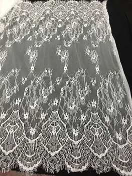 

Embroidery ivory bridal lace trim Flower Lace Fabric for Wedding dress Guipure african waxprints fabric synthetic lace front wig