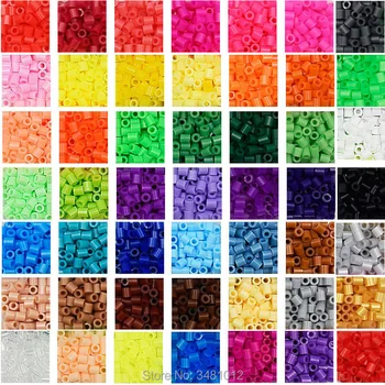 LST 500pcs/bag 5mm Hama Beads Mixed Colorful DIY