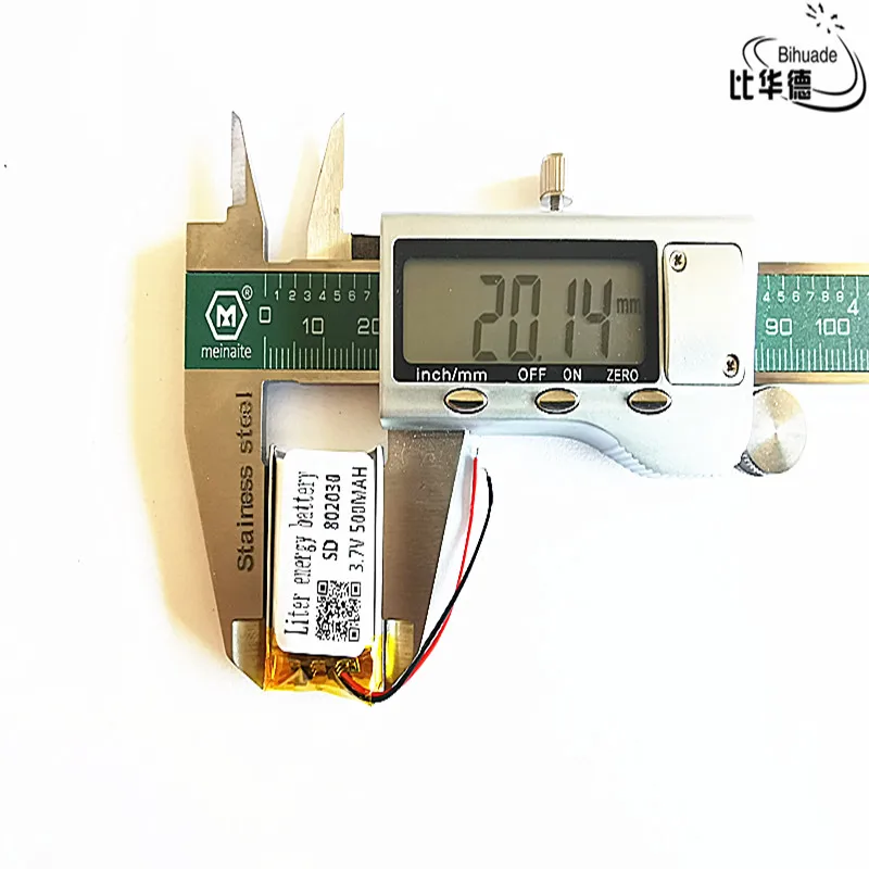 Хорошего качества 3,7 V, 500 мАч 802030 полимерный литий-ионный/литий-ионный аккумулятор для планшетного компьютера банка, gps, mp3, mp4