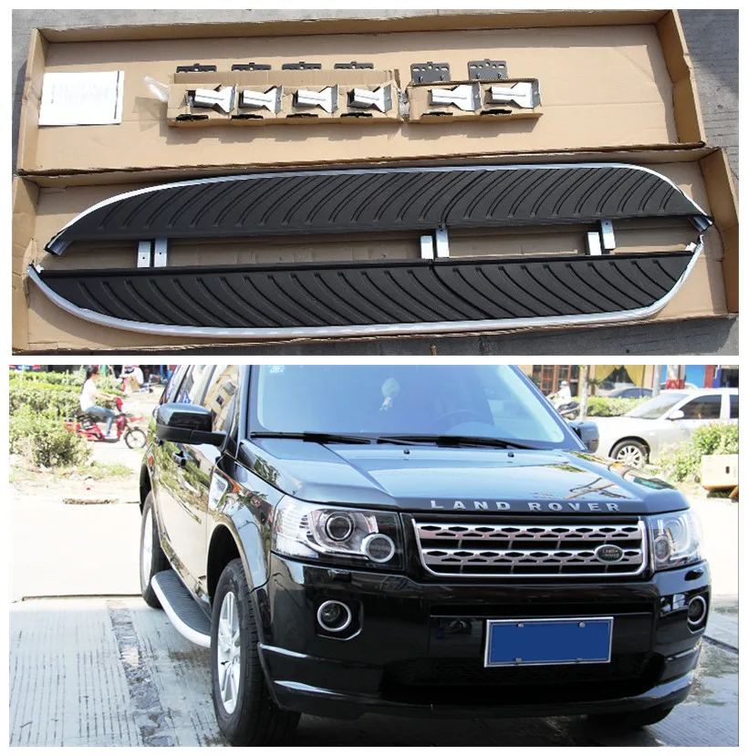 Для LAND ROVER Freelander 2 LR2 2006-2017 ходовые доски боковые ступенчатые педали высокого качества автомобильные Nerf бары Модификация аксессуары Для LAND ROVER Freelander 2 LR2 2006-2017 ходовые доски боковые ступенчатые педали высокого качества автомобильные Nerf бары Модификация аксессуары