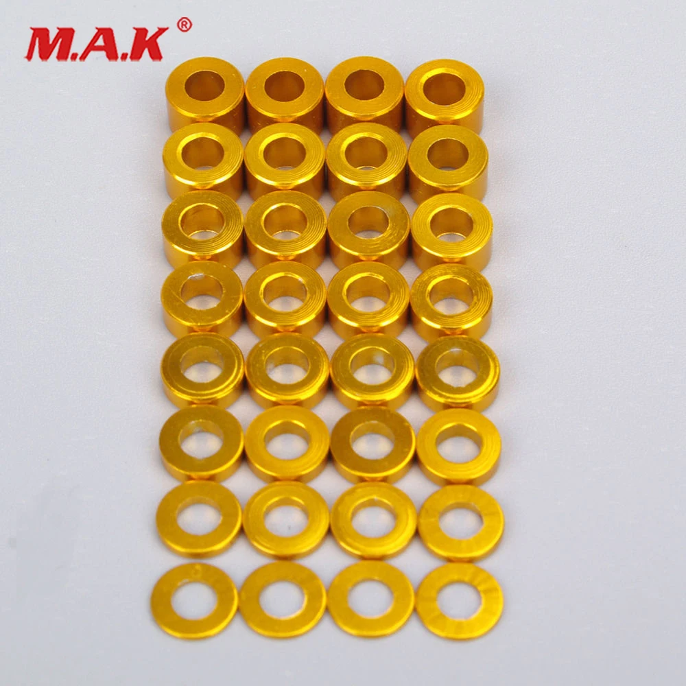 For 1/10 RC Racing Car Gold 078021T Washer Set 0.5/1.0/1.5/2.0/2.5/3.0